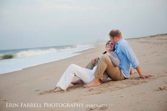 delaware engagement photographer beach