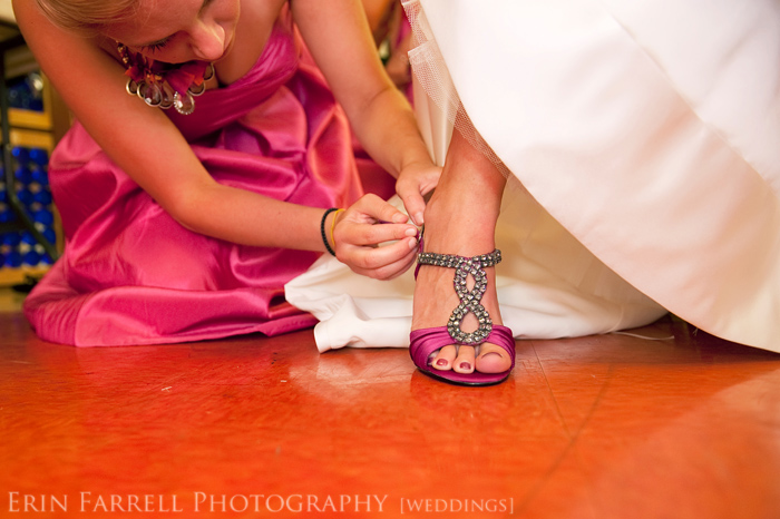 delaware wedding photographer, baltimore american visionary art museum wedding, colorful pink and orange wedding