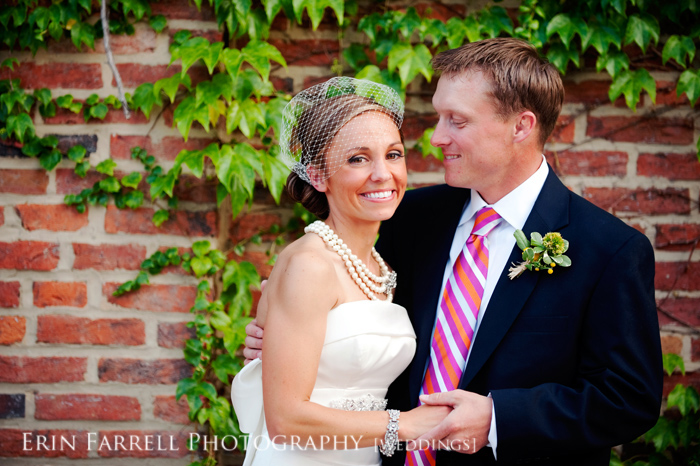 delaware wedding photographer, baltimore american visionary art museum wedding, colorful pink and orange wedding