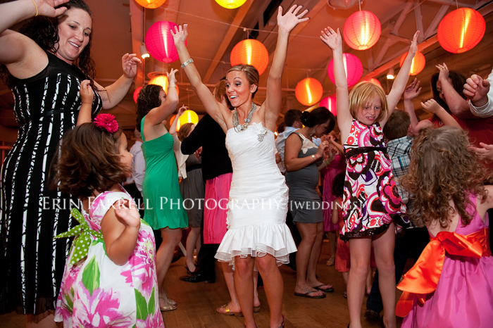 delaware wedding photographer, baltimore american visionary art museum wedding, colorful pink and orange wedding