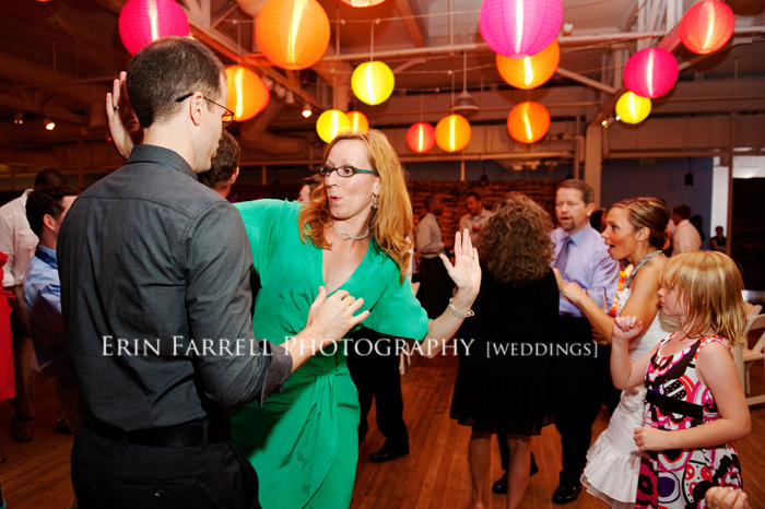 delaware wedding photographer, baltimore american visionary art museum wedding, colorful pink and orange wedding