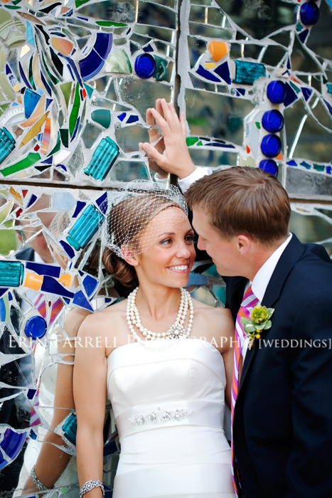 delaware wedding photographer, baltimore american visionary art museum wedding, colorful pink and orange wedding