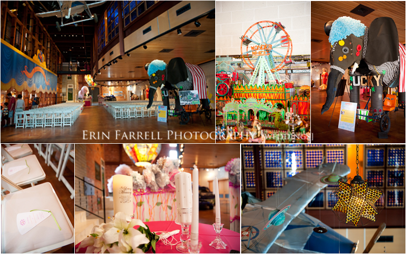 delaware wedding photographer, baltimore american visionary art museum wedding, colorful pink and orange wedding