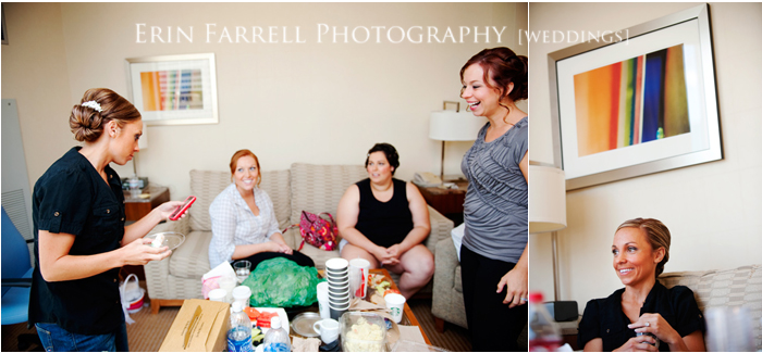 delaware wedding photographer, baltimore american visionary art museum wedding, colorful pink and orange wedding