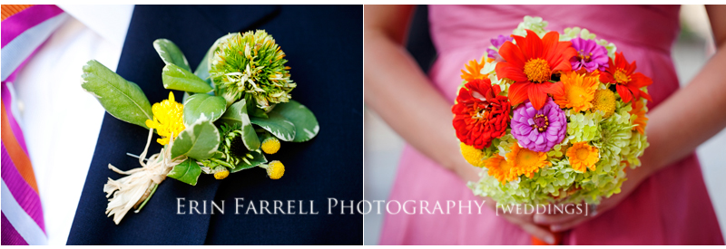 delaware wedding photographer, baltimore american visionary art museum wedding, colorful pink and orange wedding